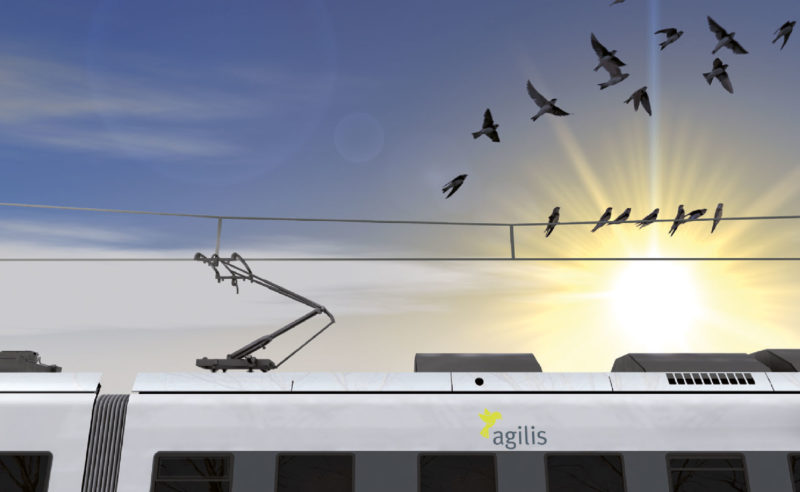 The agilis fleet is forming – consistent branding for the trains