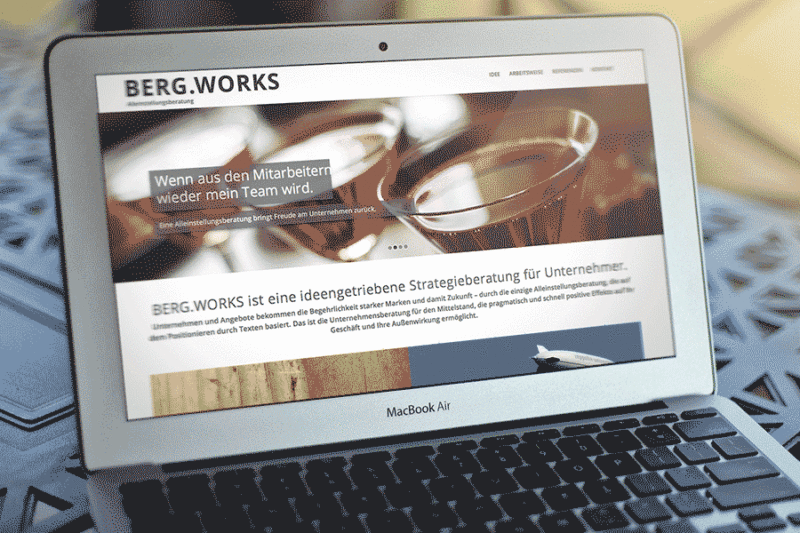 Eine neue Online-Präsenz für BERG.WORKS
